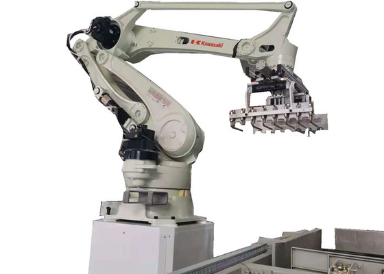 Ρομποτικός βραχίονας Palletizer Kawasaki φρακτών ασφάλειας για το ποτό