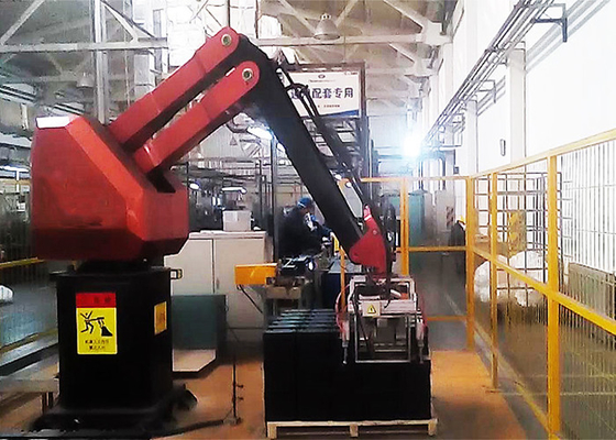 Palletizing προγράμματος τροποποιήσιμες γραμμές παραγωγής χεριών ρομπότ στη βιομηχανία τροφών