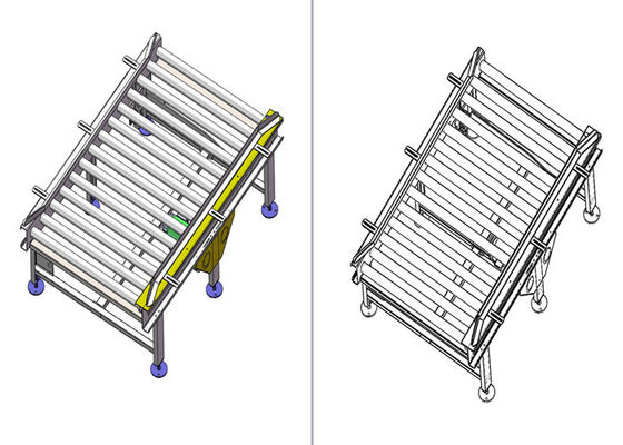 Βαρέων καθηκόντων Palletizing 1.5KW 150kg μεταφορέας στη βιομηχανία ζάχαρης