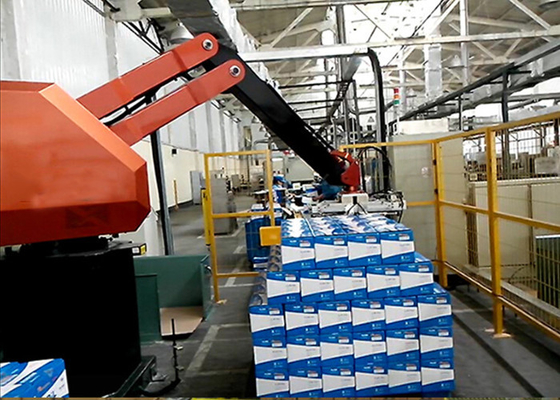 4 άξονες Palletizing ο ρομποτικός έλεγχος PLC μηχανών επιλογών και θέσεων