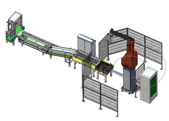 Palletizing 220V 70kg βραχίονας ρομπότ στη βιομηχανία εγχώριων συσκευών