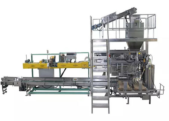 10kW 50kg τοποθετούν την αυτόματη μηχανή ζυγίσματος και συσκευασίας για την πέτρινη σκόνη σε σάκκο