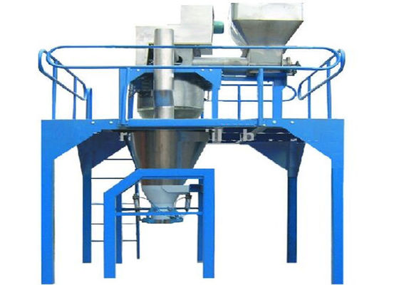 Η τσάντα χάλυβα άνθρακα 40Kg ζυγίζει τη μηχανή συσκευασίας υλικών πληρώσεως