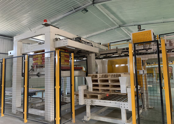 Πιστοποίηση 2400mm CE αυτόματη Palletizer μηχανή 220V