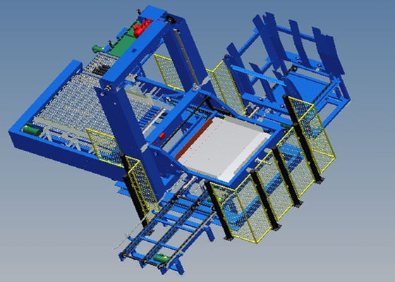Η βιομηχανία τροφίμων 2000mm 600bags/η ώρα μπορεί Palletizer να επεξεργαστεί στη μηχανή