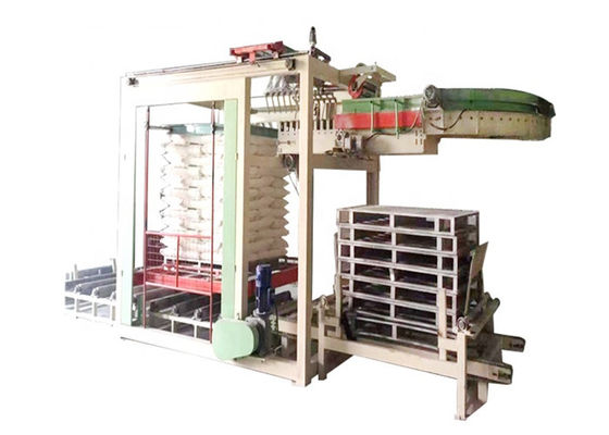 1300mm 800bags/ώρα χαμηλού επιπέδου Palletizer στις εγκαταστάσεις τοποθέτησης μέσα σε σάκκο