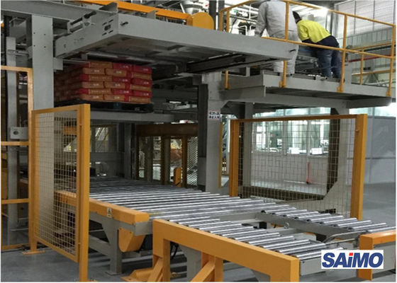 Μηχανή Palletizer τσαντών οθόνης αφής 25KW 1200bags/H