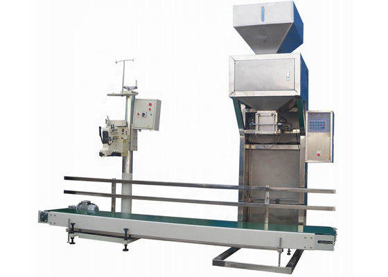 50kg μηχανή συσκευασίας κόκκων τσαντών σάκων στη βιομηχανία 304 SS ρυζιού