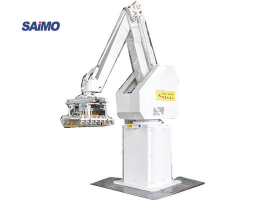 Palletizing βιομηχανίας τροφών πάτωμα βραχιόνων ρομπότ - τοποθετημένη συσσώρευση 4 άξονα